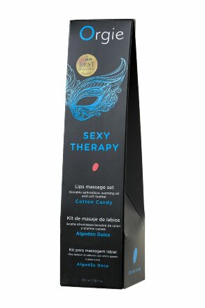 Массажное масло Orgie Lips Massage со вкусом сахарной ваты - 100 мл. 