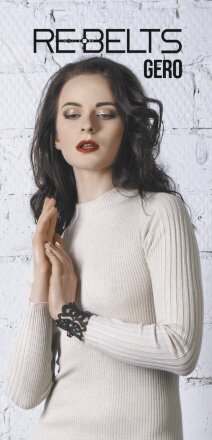 Резной браслет Gero Black 