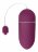 Фиолетовое гладкое виброяйцо Vibrating Egg - 8 см. 