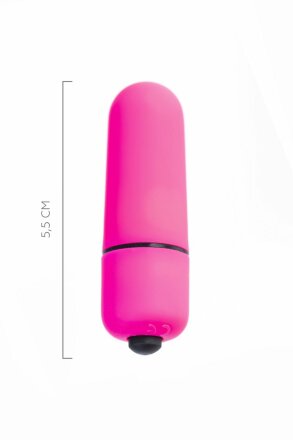 Розовая вибропуля A-Toys Alli - 5,5 см. 