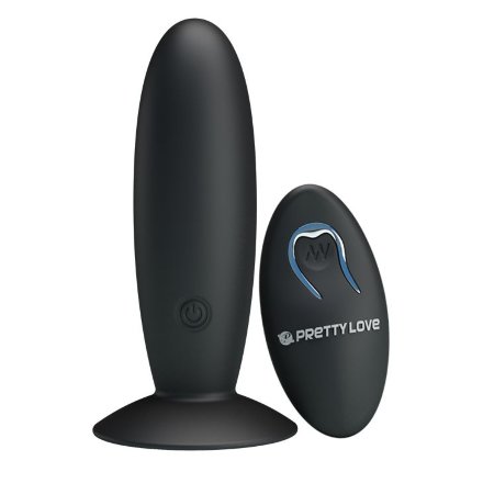 Анальная пробка с вибрацией и пультом управления Remote Control Vibrating Plug - 11 см. 