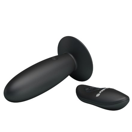 Анальная пробка с вибрацией и пультом управления Remote Control Vibrating Plug - 11 см. 