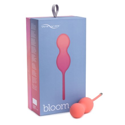 Коралловые вагинальные шарики с вибрацией Bloom 