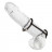 Черная клетка на пенис с бусинами Steel Beaded Silicone Enhancer Cage 