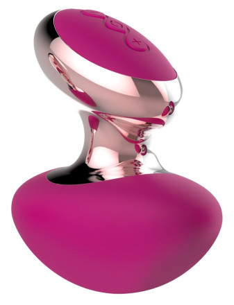 Ярко-розовый вибромассажер Couples Choice Massager 