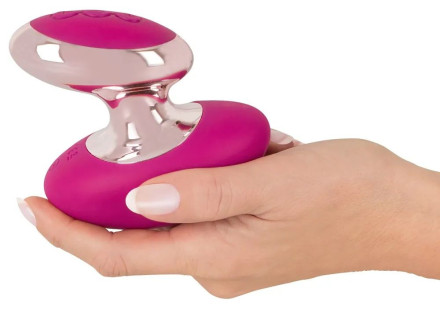 Ярко-розовый вибромассажер Couples Choice Massager 