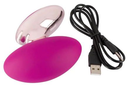 Ярко-розовый вибромассажер Couples Choice Massager 