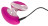 Ярко-розовый вибромассажер Couples Choice Massager 