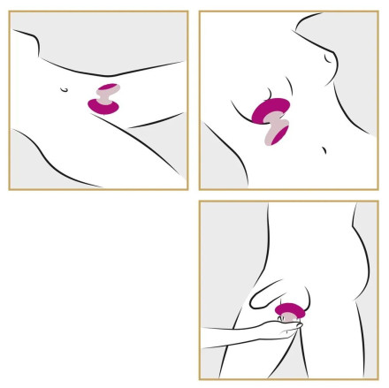 Ярко-розовый вибромассажер Couples Choice Massager 