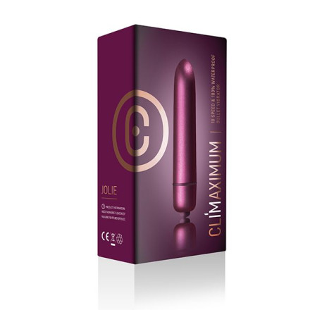 Фиолетовая вибропуля Climaximum Jolie - 8 см. 