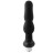 Черная вибропробка для простаты FantASStic Vibrating Prostate Plug - 14,5 см. 