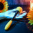 Черно-желтый двусторонний вибратор Sunflower - 20 см. 