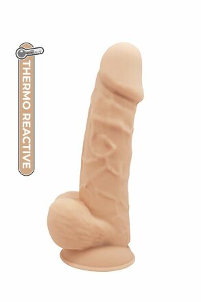 Телесный реалистичный фаллоимитатор DILDO 8.5INCH FLESH - 21,6 см. 