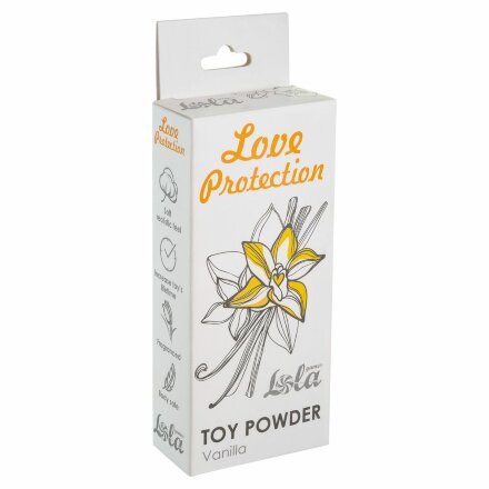 Пудра для игрушек Love Protection с ароматом ванили - 15 гр. 