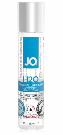 Возбуждающий лубрикант на водной основе JO Personal Lubricant H2O Warming - 30 мл. 