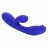Фиолетовый вибратор с функцией электростимуляции Intimate E-Stimulator Dual Wand - 21,5 см. 
