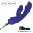 Фиолетовый вибратор с функцией электростимуляции Intimate E-Stimulator Dual Wand - 21,5 см. 