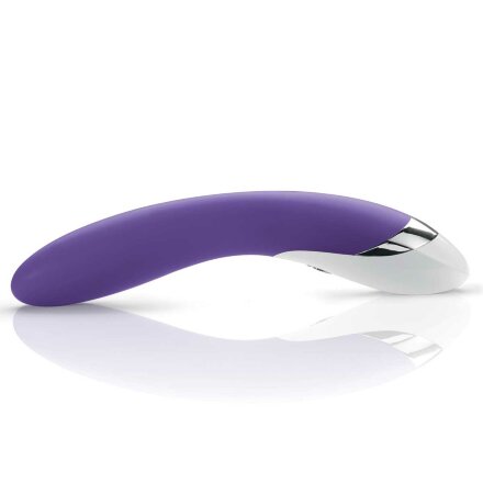 Фиолетовый вибратор Mystim Elegant Eric - 27 см. 