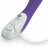 Фиолетовый вибратор Mystim Elegant Eric - 27 см. 