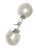 Металлические наручники с белой меховой опушкой METAL HANDCUFF WITH PLUSH WHITE 
