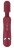 Красный универсальный массажер Silicone Massage Wand - 20 см. 