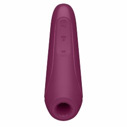 Бордовый вакуум-волновой стимулятор Satisfyer Curvy 1+