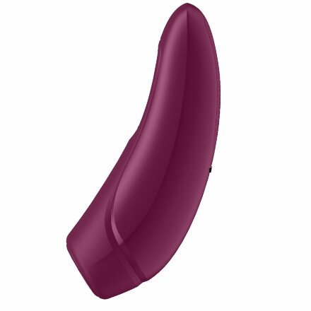 Бордовый вакуум-волновой стимулятор Satisfyer Curvy 1+ 