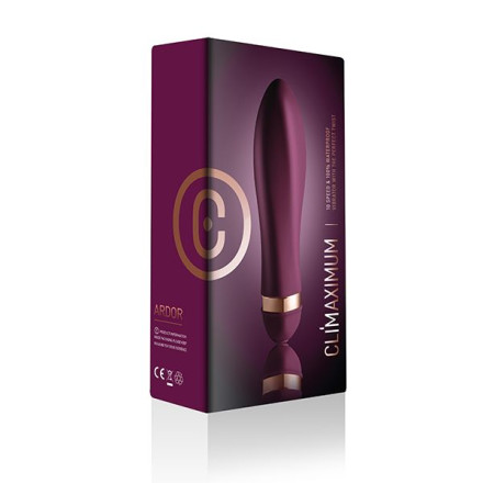 Фиолетовый мини-вибратор Climaximum Ardor - 13 см. 