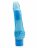 Голубой водонепроницаемый вибратор JELLY JOY ROUGH RIDGES MULTISPEED VIBE - 18 см. 
