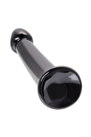 Черный нереалистичный фаллоимитатор Jelly Dildo L - 20 см. 