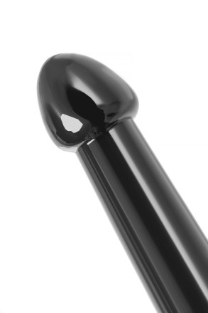 Черный нереалистичный фаллоимитатор Jelly Dildo L - 20 см. 