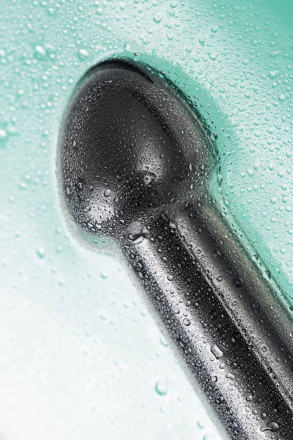Черный нереалистичный фаллоимитатор Jelly Dildo L - 20 см. 