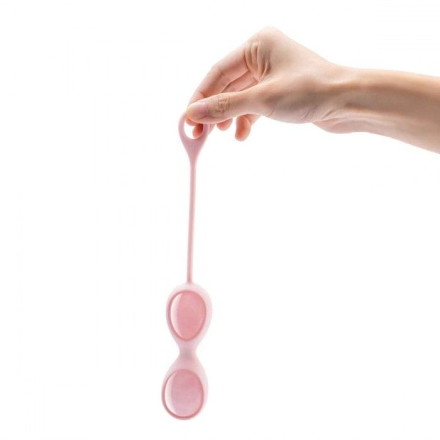 Тренажеры йони Le Wand Crystal Yoni Eggs из розового кварца 