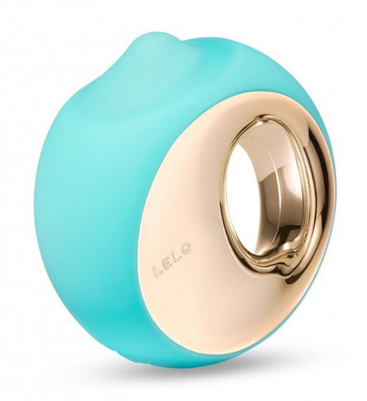Аквамариновый клиторальный стимулятор Lelo Ora 3 