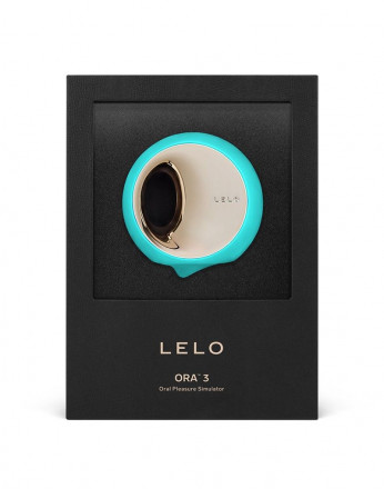 Аквамариновый клиторальный стимулятор Lelo Ora 3 