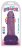 Фиолетовый гелевый фаллоимитатор Slim Stick with Balls - 15,2 см. 