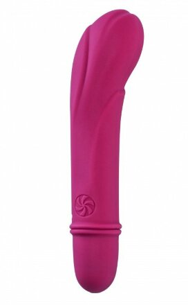 Розовый мини-вибратор Universe Secret Flower - 12,6 см. 