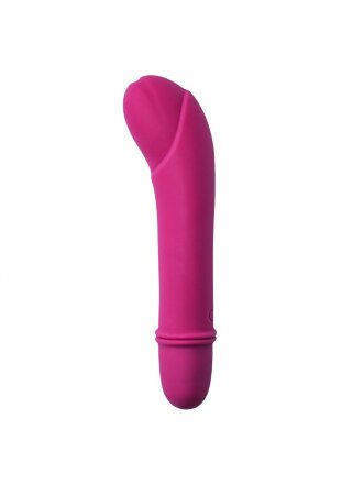 Розовый мини-вибратор Universe Secret Flower - 12,6 см. 