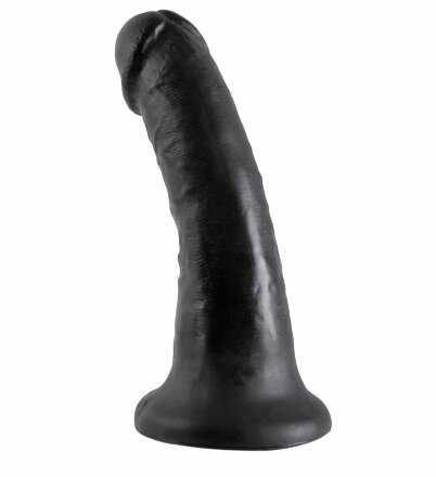 Чёрный фаллоимитатор с присоской 6&quot; Cock - 15,2 см. 