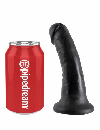 Чёрный фаллоимитатор с присоской 6&quot; Cock - 15,2 см. 