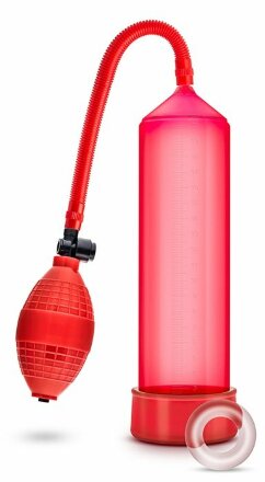 Красная вакуумная помпа VX101 Male Enhancement Pump 