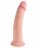 Телесный фаллоимитатор на присоске 9&quot; Triple Density Cock - 26,7 см. 