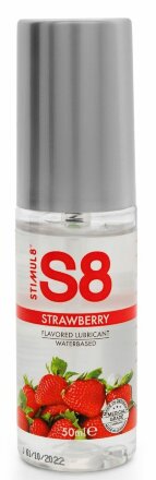 Лубрикант S8 Flavored Lube со вкусом клубники - 50 мл. 