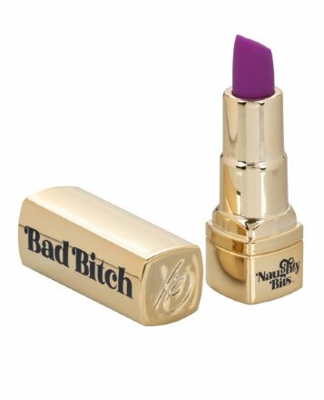 Мини-вибратор в виде тюбика помады Naughty Bits Bad Bitch Lipstick Vibrator 