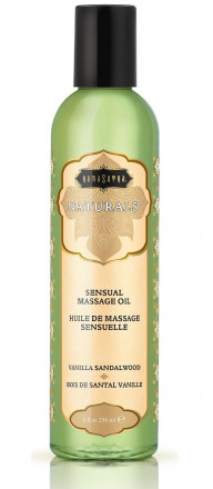 Массажное масло Naturals Vanilla Sandalwood с ароматом ванили и сандала - 236 мл. 
