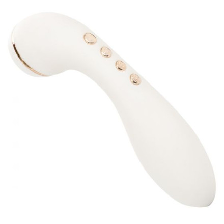Белый вакуумный вибромассажер Empowered Smart Pleasure Idol - 17,75 см. 