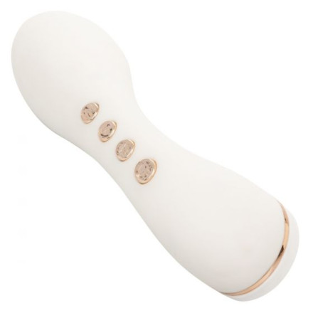 Белый вакуумный вибромассажер Empowered Smart Pleasure Idol - 17,75 см. 