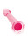 Розовый нереалистичный фаллоимитатор Jelly Dildo L - 20 см. 