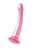 Розовый нереалистичный фаллоимитатор Jelly Dildo L - 20 см. 