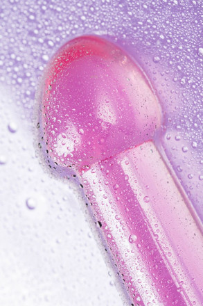Розовый нереалистичный фаллоимитатор Jelly Dildo L - 20 см. 